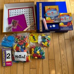 Mathtacular Kids Math Manipulative Kit - Educational Math Toy Set